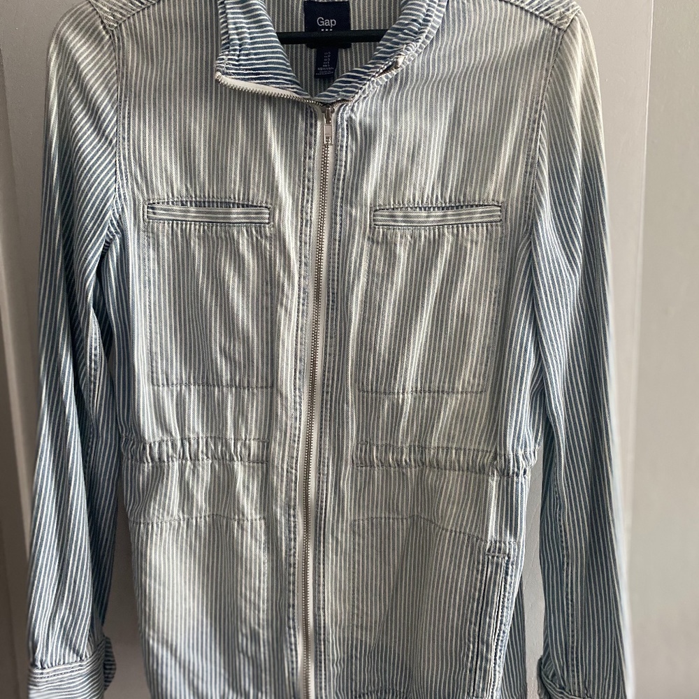 Jean striped jacket